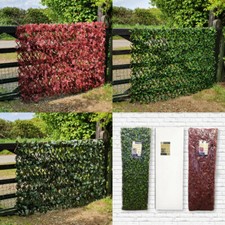 Artificial Hedge Expanding Willow Trellis Garden Fence Balcony Privacy Screening