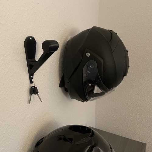 Motorcycle crash helmet - , wall