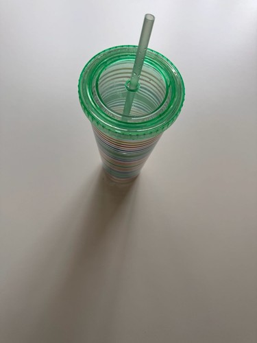Green color plastic tumbler