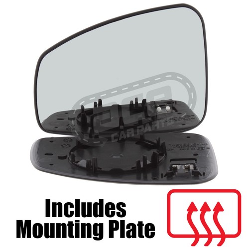 Passengers side wing mirror - side,
