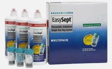 Bausch & Lomb EasySept Peroxide Solution Soft Contact Lens One Step System 3x360