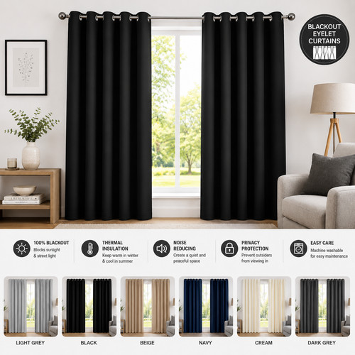 Thick thermal blackout - blackout, eyelet