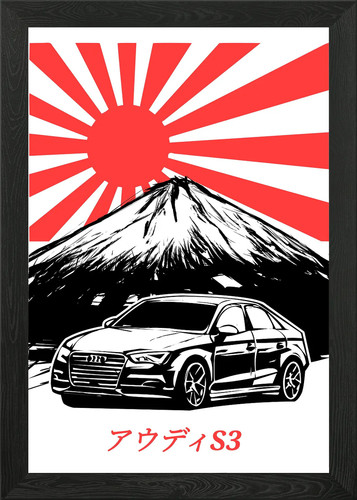 Audi framed wall - framed, poster
