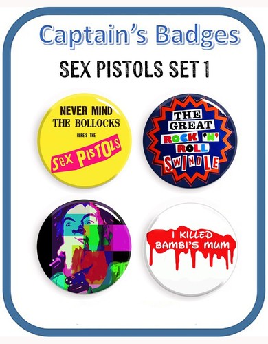 Set sex pistols - sex, badges
