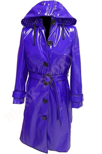 Women gothic hooded trench - hooded,