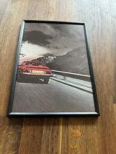 Framed Lancia Volumex Coupe Red Magazine Picture Poster Man Cave Wall Art Retro