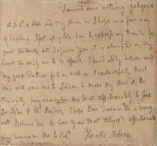 LORD HORATIO NELSON Signed