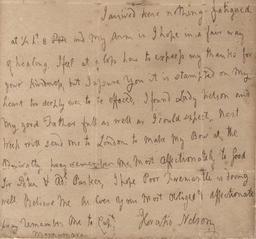 Lord horatio nelson signed - lord,