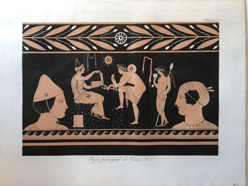 Collection vases greek of - collection,