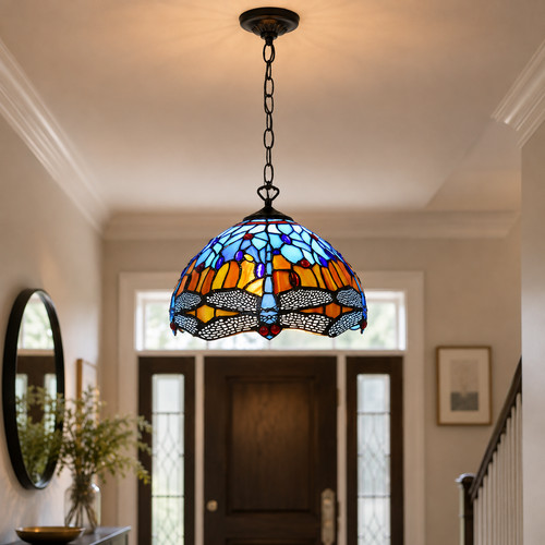 Handcrafted dragonfly tiffany - handcrafted,