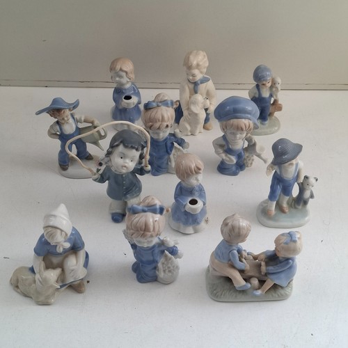 Vintage blue white - x,