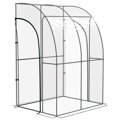 Walk lean greenhouse - walk-in,
