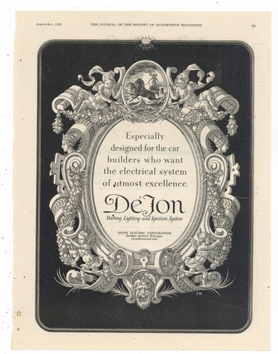 1925 dejon electric ad - 1925, co.