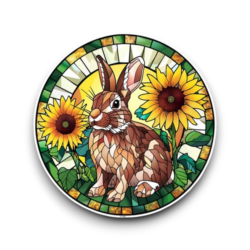 Large rabbit sunflowers - rabbit,