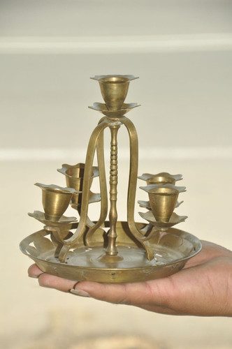 Vintage brass cut work - cut,