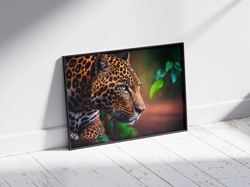 Majestic stalking leopard - majestic,