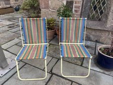 Vintage Camping Fishing Chairs