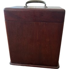 Antique hinged wood 1900s GP Pilling Son Philadelphia Medical Shock Machine 