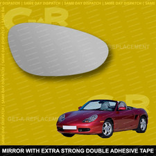 For Porsche boxster wing mirror glass 98-04 Right Driver side Spherical