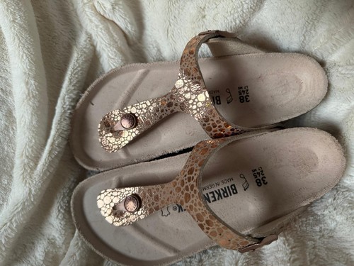 Birkenstock gizeh metallic - birkenstock,