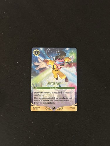Disney lorcana stand - out, promo
