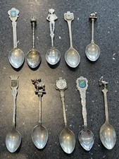 Collectible Spoons. 10 Piece Mixed Lot Various Makers