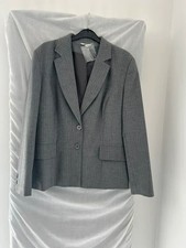 Ladies Smart Grey Pinstripe