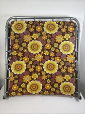 Sun lounger 1970’s Spring Sun Bed Garden Furniture Retro Floral