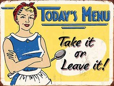 Today menu retro metal - today's, menu,