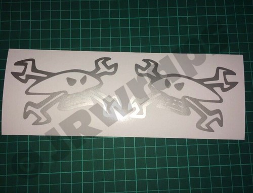 Guy martin skull logo - (x2),