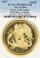 2017 Isle of Man 1/2 Gram Gold