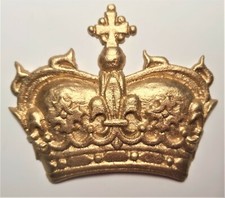 RED TELEPHONE BOX CAST OF THE CROWN OF SCOTLAND ON A K6, BOOTH, KIOSK