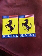 NORTH AMERICAN RACING TEAM N.A.R.T. 512 SILHOUETTE CLASS RACING STICKERS - MINT!