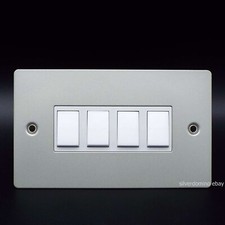 Volex Flat Plate Satin Chrome