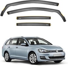 ISPEED Wind Deflectors for VW Golf MK7 2013-2020 5-Door Estate 4pc Set Visors