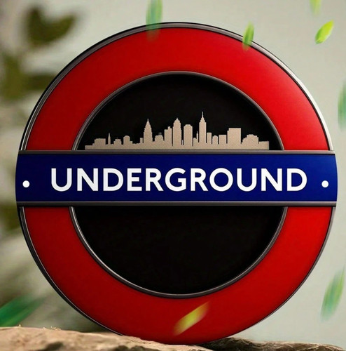 London underground round wall - london,
