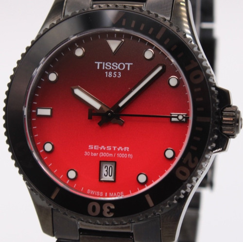 Tissot seastar 1000 red black - tissot,