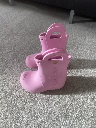 Crocs handle rain boot pink - crocs,