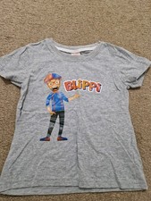 Grey Blippi T Shirt 5 - 6 Yrs