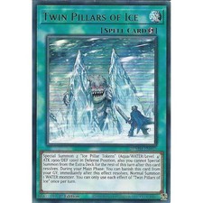 BLMM-EN032 Twin Pillars of Ice : Ultra Rare Card : 1st Edition : YuGiOh TCG