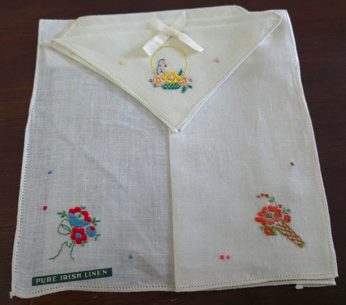 Vintage 1930s pure irish - 1930s, linen