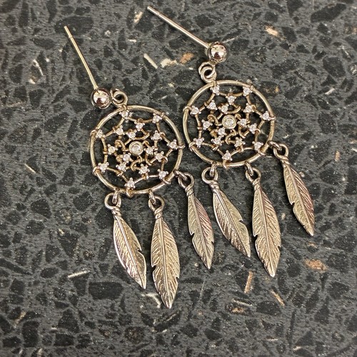 Sterling silver earrings - silver,