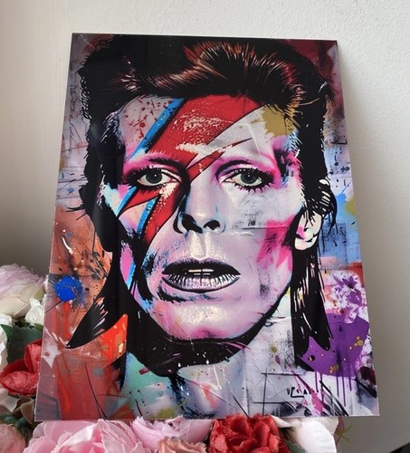David bowie pop art metal - david,