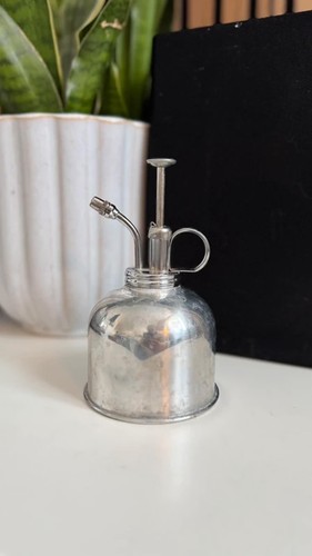Silver metal vintage style