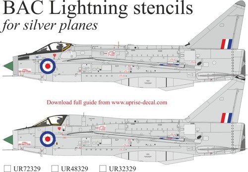 Decal bac lightning full - 1:32,