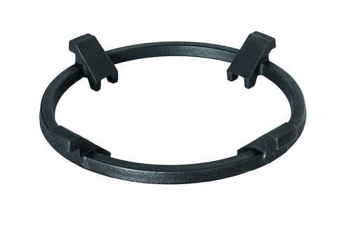 Cast iron wok stand - cast, black