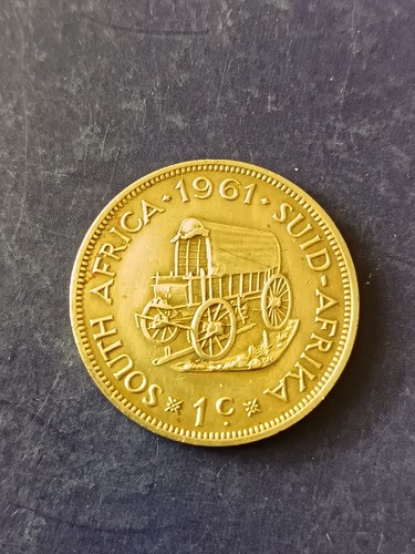 1961 south african cent - 1961,
