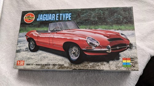 Airfix jaguar type - jaguar, e-type