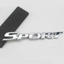 SPORT Logo Emblem Badge Chrome