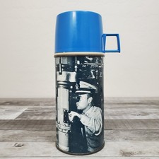 Thermos Sea Wolf Nautilus Submarine Periscope Holtemp Insulated Vintage 1960